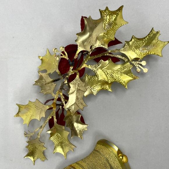 Vintage Gold Metal Holiday Décor - Picture 6 of 7